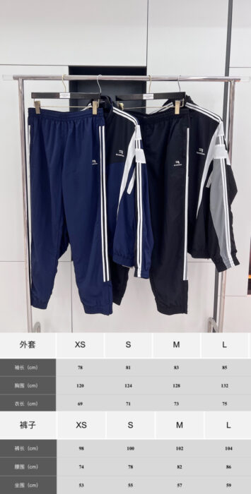 발렌시아가 레플리카 스포티 B 레귤러 트랙수트 자켓 [블랙] 2