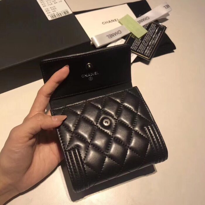 샤넬 레플리카 보이 플랩 반지갑 은장 11CM AS87555 6