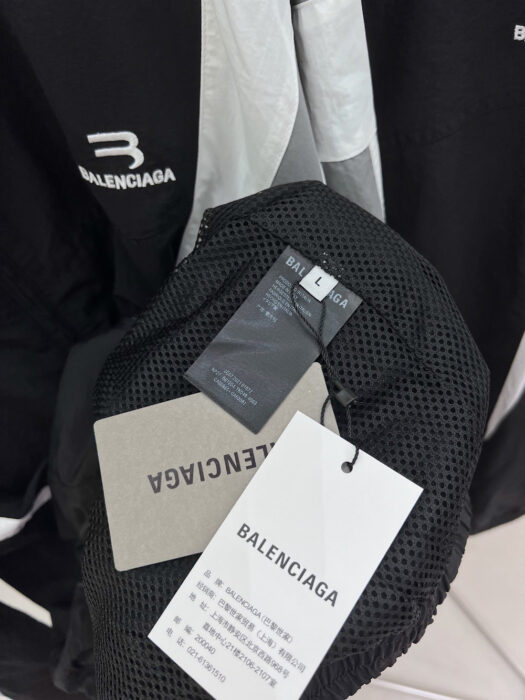 발렌시아가 레플리카 스포티 B 레귤러 트랙수트 자켓 [블랙] 33