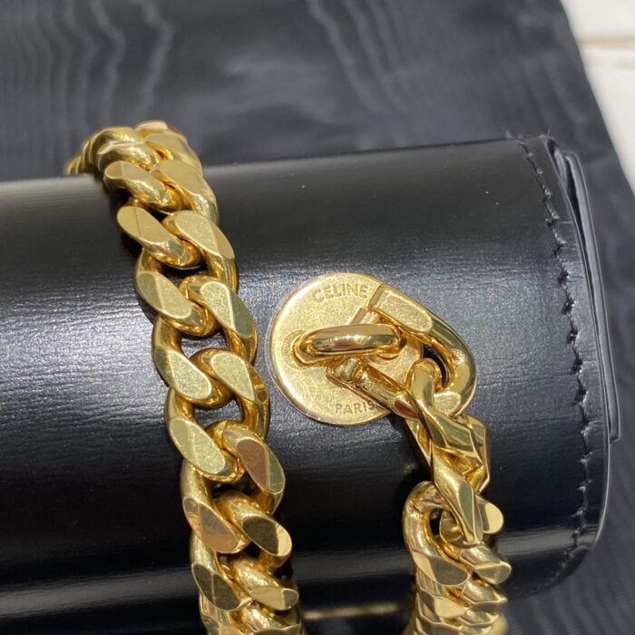 셀린느 레플리카 트리오페 위드 체인 숄더 백 골드 7