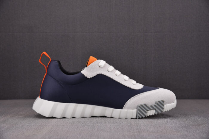 에르메스 레플리카 바운싱 메쉬 스웨이드 스니커즈 [네이비&그레이] 3