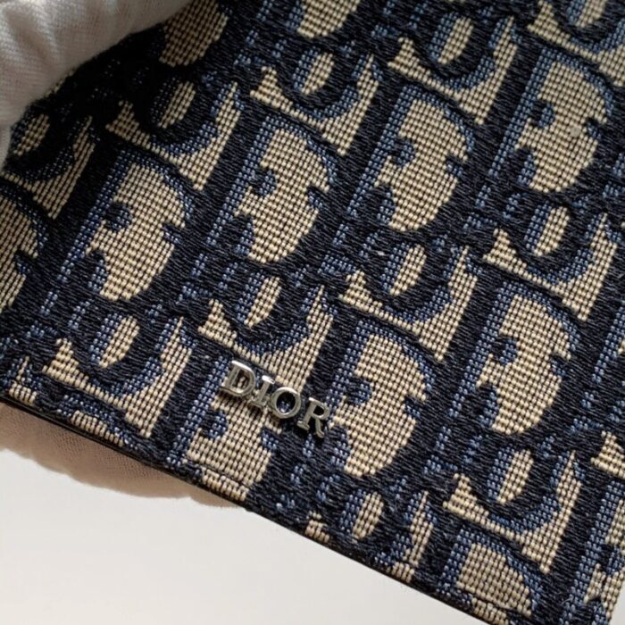 디올 레플리카 오블리크 자카드 반지갑 5