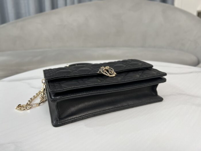 디올 레플리카 MISS DIOR 탑 핸들백 블랙 12