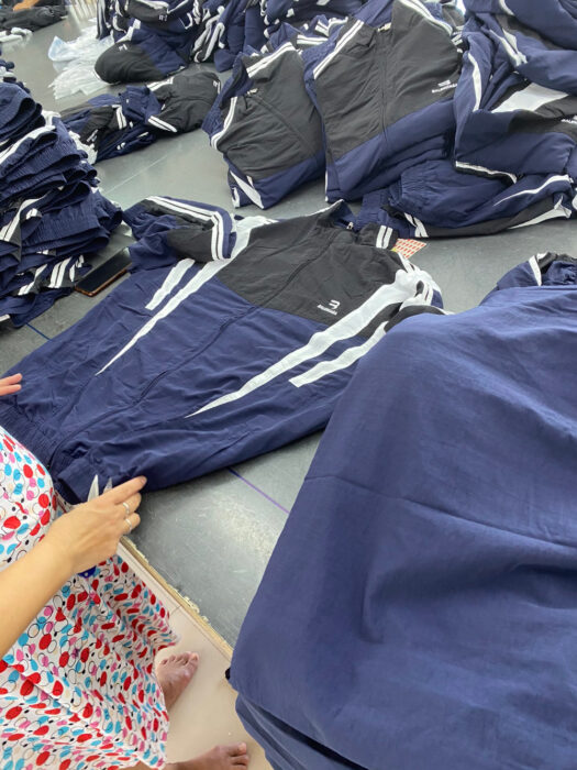 발렌시아가 레플리카 스포티 B 레귤러 트랙수트 자켓 [블랙] 38