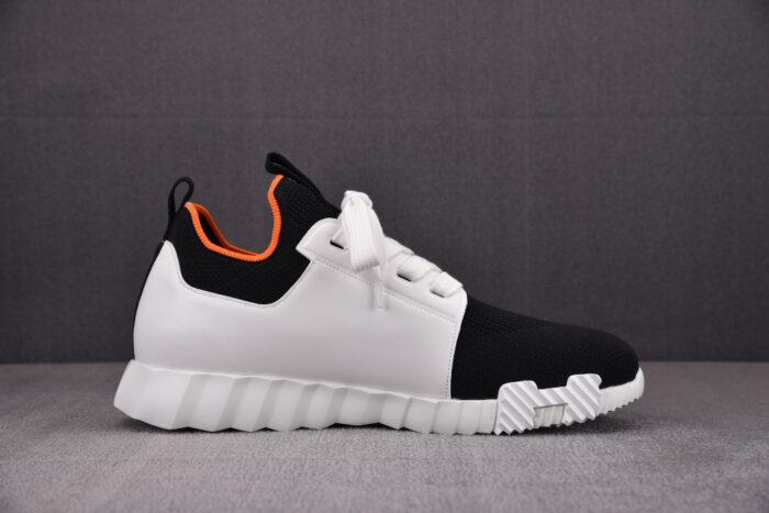 [BQ] 에르메스 레플리카 바운싱 디파트 니트 카프스킨 스니커즈 [화이트&블랙] [매장-220만원대] - best 3