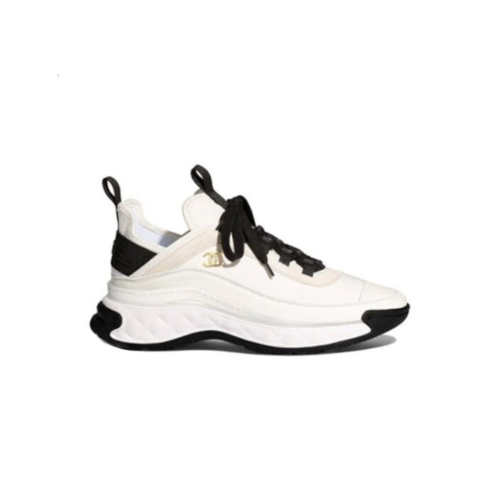 샤넬 레플리카 믹스드 파이버 스니커즈 아이보리 
