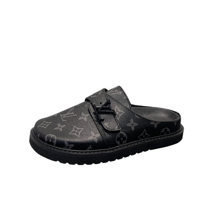 루이비통 레플리카 모노그램 앙프렝뜨 레더 이지 뮬 [블랙] 2