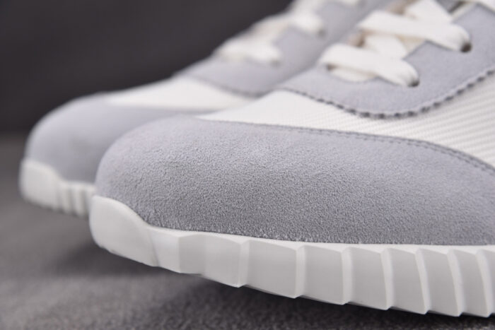 에르메스 레플리카 바운싱 캔버스 스웨이드 스니커즈 [오렌지&블랙] 6