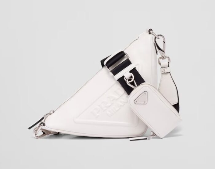 프라다 레플리카 가죽 트라이앵글백 4