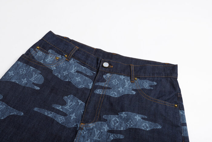 루이비통 니고 샴브레이 쇼츠 데님 반바지 1AILU6 레플리카 미러급 SA급 S급 고퀄리티 하이엔드 최상급 의류 [남성여성공용] 5