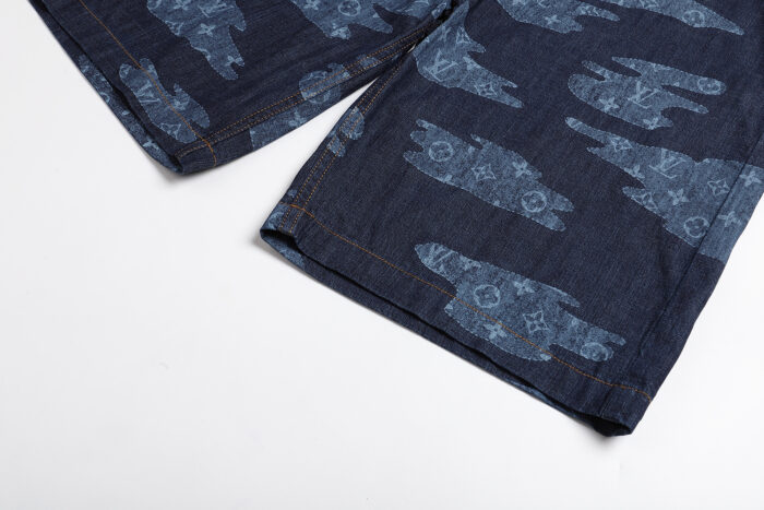 루이비통 니고 샴브레이 쇼츠 데님 반바지 1AILU6 레플리카 미러급 SA급 S급 고퀄리티 하이엔드 최상급 의류 [남성여성공용] 10