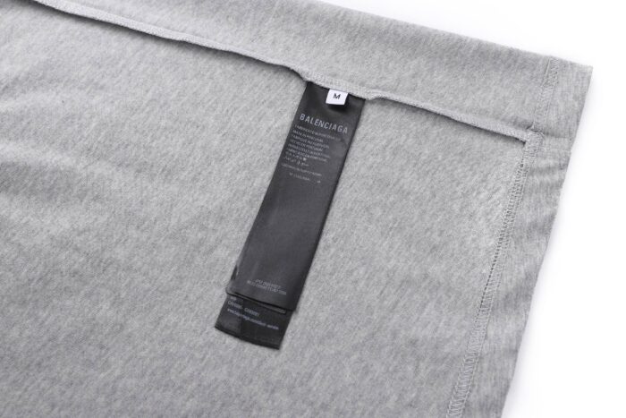발렌시아가 Cursive 반팔티 그레이 레플리카 미러급 SA급 S급 고퀄리티 하이엔드 최상급 의류 [남성여성공용] 12
