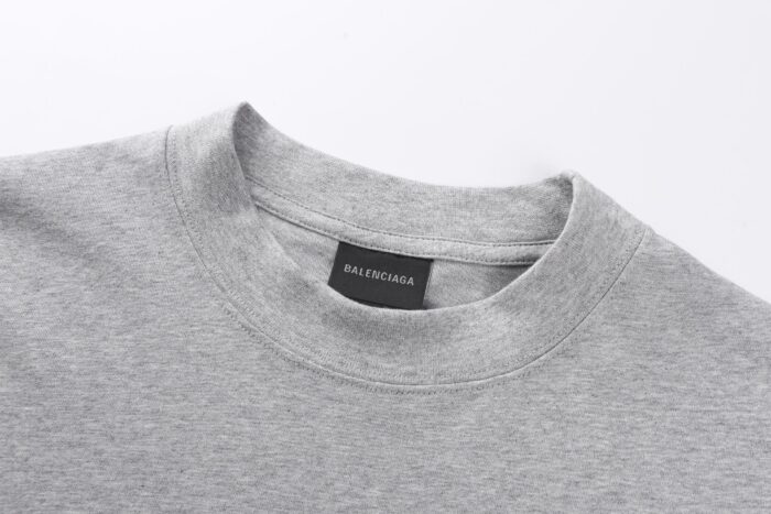 발렌시아가 Cursive 반팔티 그레이 레플리카 미러급 SA급 S급 고퀄리티 하이엔드 최상급 의류 [남성여성공용] 7