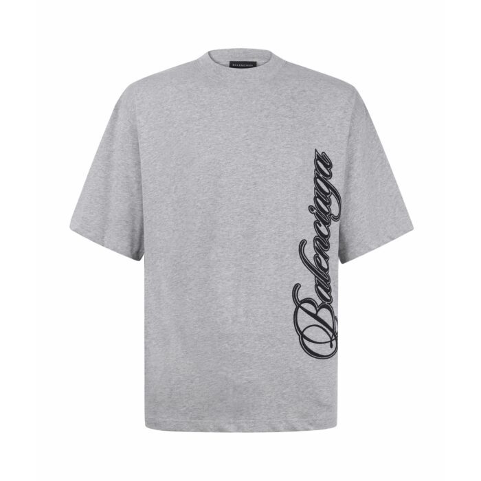 발렌시아가 Cursive 반팔티 그레이 레플리카 미러급 SA급 S급 고퀄리티 하이엔드 최상급 의류 [남성여성공용] 5