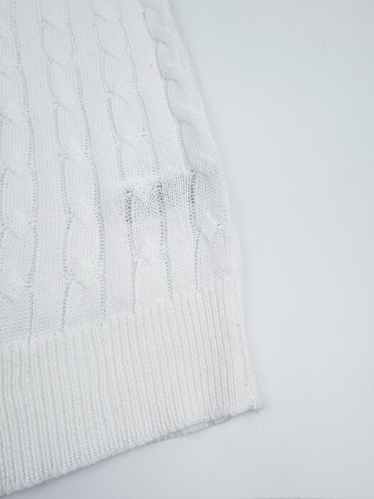 폴로 랄프로렌 자카드 라운드넥 니트 반팔티 화이트 레플리카 미러급 SA급 S급 고퀄리티 하이엔드 최상급 의류 [남성여성공용] 9