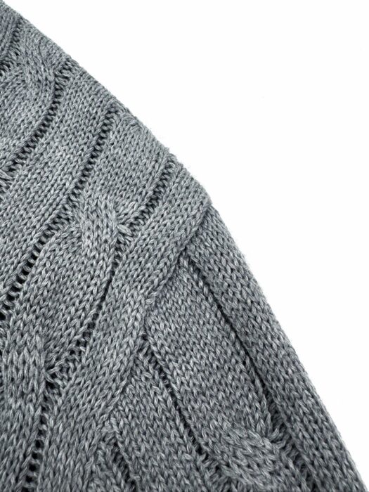 폴로 랄프로렌 자카드 라운드넥 니트 반팔티 그레이 레플리카 미러급 SA급 S급 고퀄리티 하이엔드 최상급 의류 [남성여성공용] 7