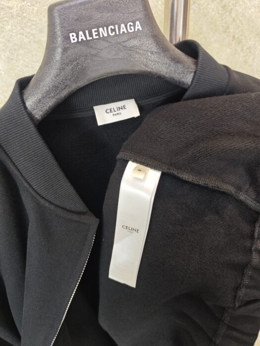 셀린느 코튼 플리스 테디 자켓 블랙 화이트 레플리카 미러급 SA급 S급 고퀄리티 하이엔드 최상급 의류 [남성여성공용] 9