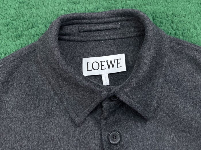 로에베 베이직 양털 셔츠 자켓 차콜 레플리카 미러급 SA급 S급 고퀄리티 하이엔드 최상급 의류 [남성여성공용] 6