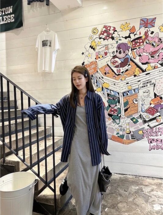 vg-발렌시아가-fpvmfflzk-다크-블루-스트라이프-셔츠-명품 레플리카 미러 SA급 (VG) 발렌시아가 FPVMFFLZK 다크 블루 스트라이프 셔츠 10