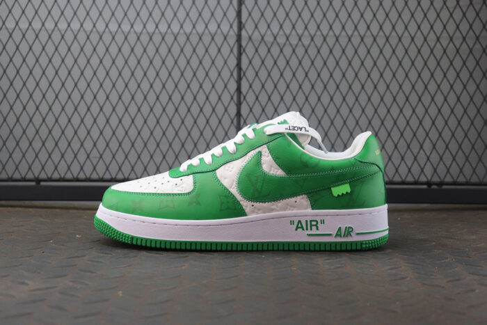 루이비통-레플리카-나이키-에어-포스-1-바이-버질-명품 레플리카 미러 SA급 루이비통 레플리카 나이키 에어 포스 1 바이 버질 아블로 화이트 짐 그린 LVNAFG 16