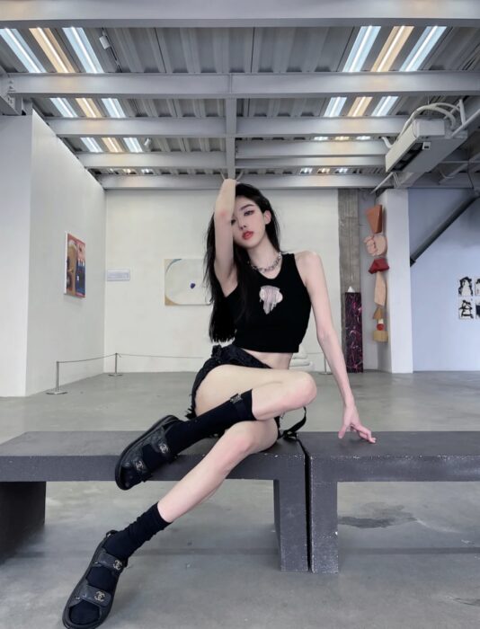 샤넬 레플리카 CC 크루즈 벨크로 샌들 G35927 [블랙] 18