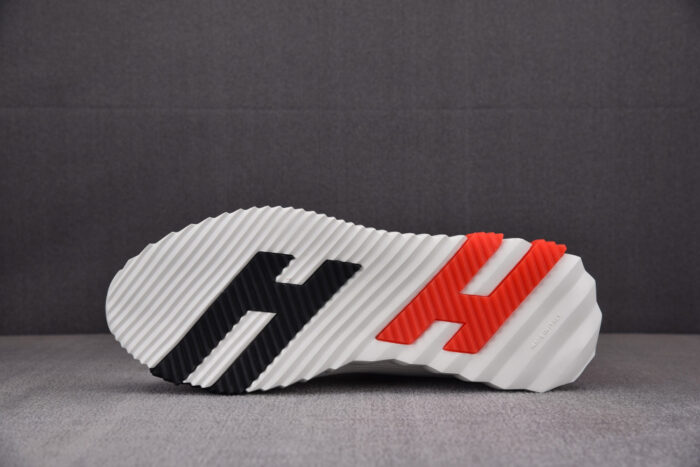 에르메스 레플리카 바운싱 캔버스 스웨이드 스니커즈 [오렌지&블랙] 13