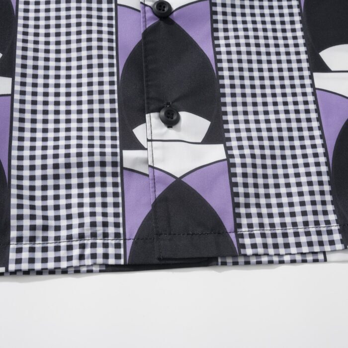 프라다 타임캡슐 프린티드 코튼 셔츠 라이트 블루 시클라멘 페이크 레이어링 긴팔 셔츠 레플리카 미러급 SA급 S급 고퀄리티 하이엔드 최상급 의류 [남성여성공용] 10