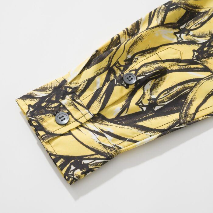 프라다 타임캡슐 프린티드 바나나 코튼 긴팔 셔츠 옐로우 레플리카 미러급 SA급 S급 고퀄리티 하이엔드 최상급 의류 [남성여성공용] 5