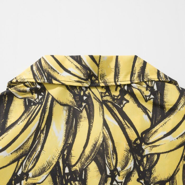 프라다 타임캡슐 프린티드 바나나 코튼 긴팔 셔츠 옐로우 레플리카 미러급 SA급 S급 고퀄리티 하이엔드 최상급 의류 [남성여성공용] 4