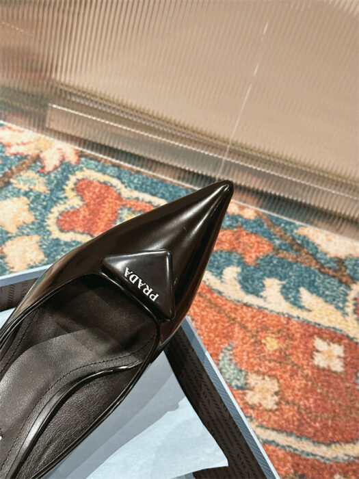 프라다 레플리카 브러시드 펌프스 힐 (굽높이7.5CM) P64916 14