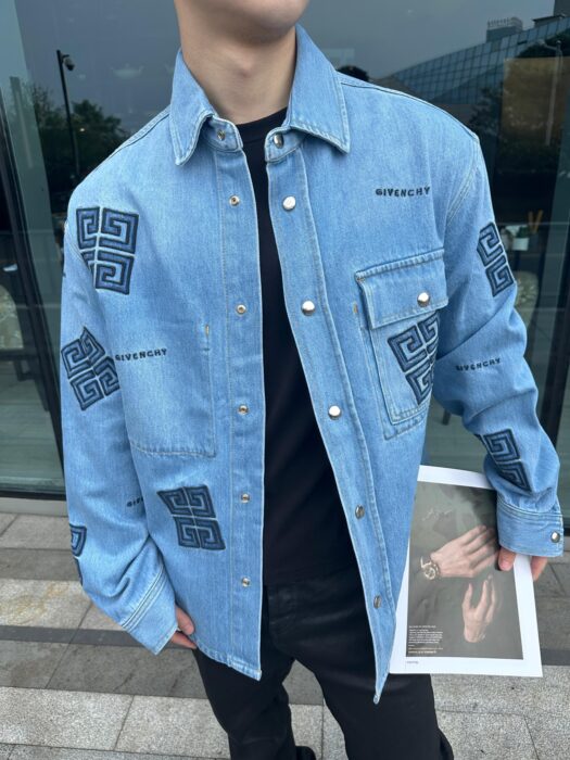 (VG) 지방시 레플리카 데님 코튼 셔츠 7