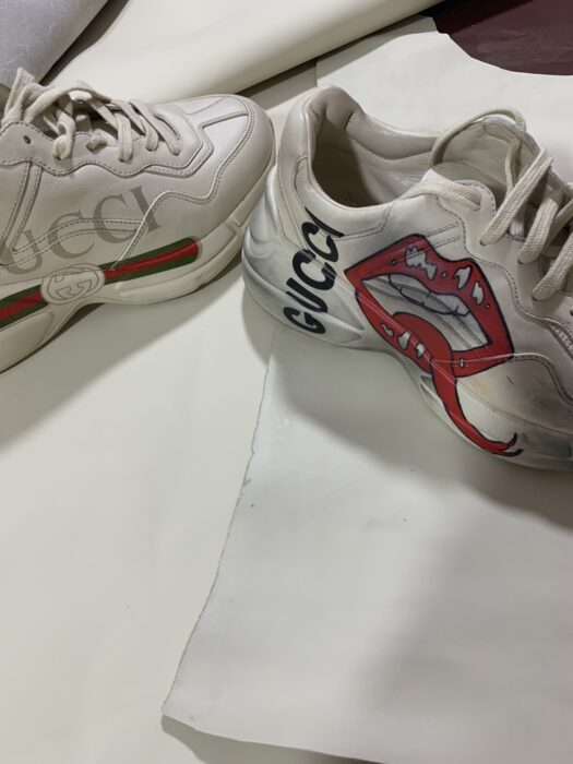 구찌 레플리카 라이톤 마우스 더티 스니커즈 552089A9L00 6