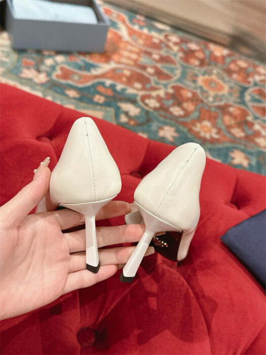 프라다 레플리카 브러시드 펌프스 힐 (굽높이7.5CM) P64916 8