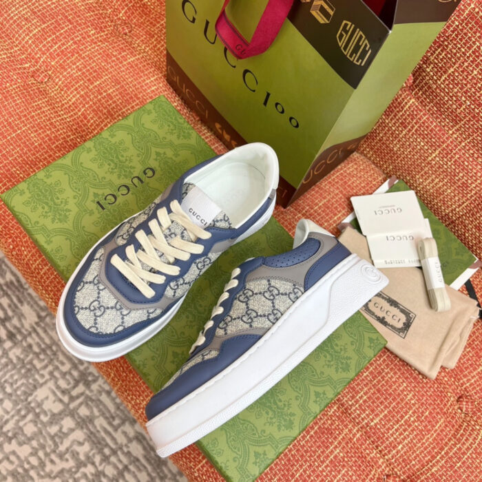 구찌 레플리카 엠보스 스니커즈 웹 네이비 미러급 SA급 S급 고퀄리티 신발 best [남성여성공용] 9