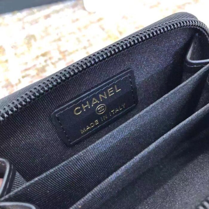 샤넬 레플리카 캐비어 보이 지퍼 카드지갑 7