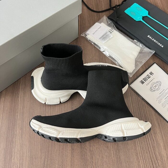 발렌시아가 레플리카 3XL SOCK 재생 니트 스니커즈 블랙 5