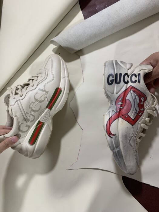 구찌 레플리카 라이톤 마우스 더티 스니커즈 552089A9L00 9