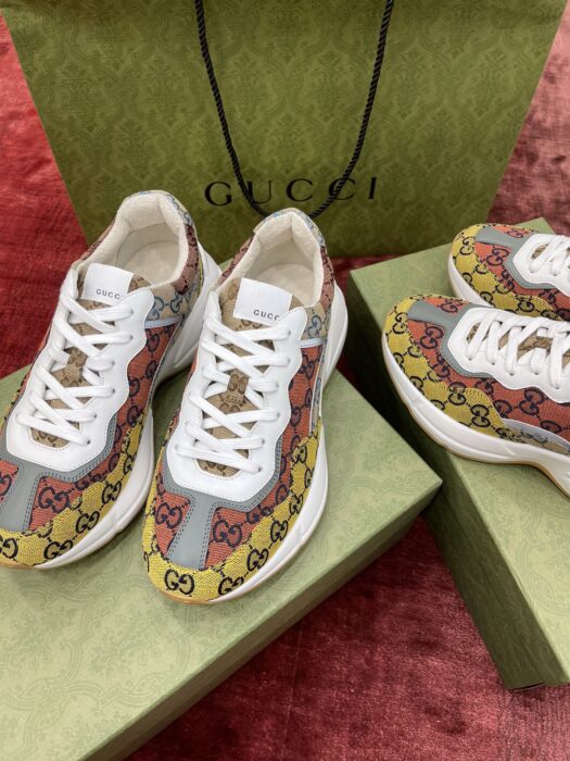 [GZ] 구찌 레플리카 라이톤 GG 멀티컬러 스니커즈 663681 2UZJ0 7064 최상급 하이엔드 - best 9