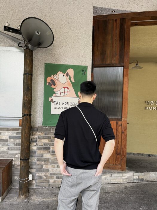 셀린느 트리옹프 파인 코튼 폴로 티셔츠 카라티 폴로티 블랙 레플리카 미러급 SA급 S급 고퀄리티 하이엔드 최상급 의류 [남성여성공용] 2