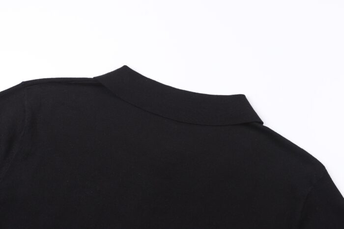 셀린느 트리옹프 파인 코튼 폴로 티셔츠 카라티 폴로티 블랙 레플리카 미러급 SA급 S급 고퀄리티 하이엔드 최상급 의류 [남성여성공용] 6