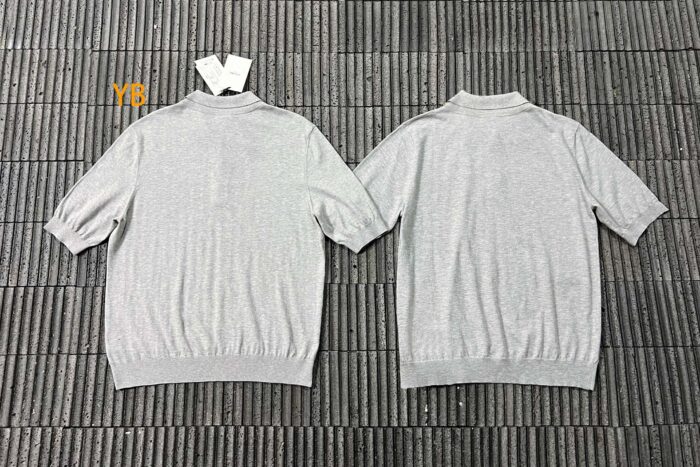 셀린느 트리옹프 파인 코튼 폴로 티셔츠 카라티 폴로티 그레이 레플리카 미러급 SA급 S급 고퀄리티 하이엔드 최상급 의류 [남성여성공용] 4