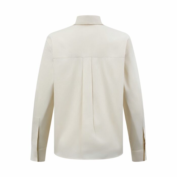 로에베 포켓 아나그램 자수 코튼 긴팔 셔츠 베이지 레플리카 미러급 SA급 S급 고퀄리티 하이엔드 최상급 의류 [남성여성공용] 4