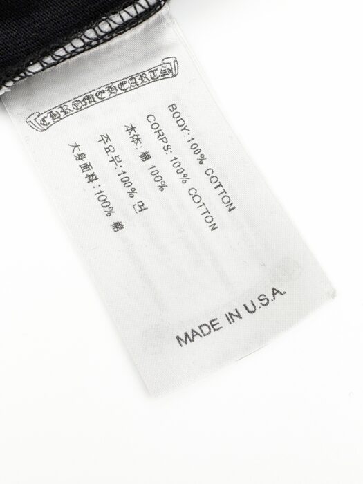 크롬하츠 뒷면 점보 프린트 반팔티 블랙 레플리카 미러급 SA급 S급 고퀄리티 하이엔드 최상급 의류 [남성여성공용] 11