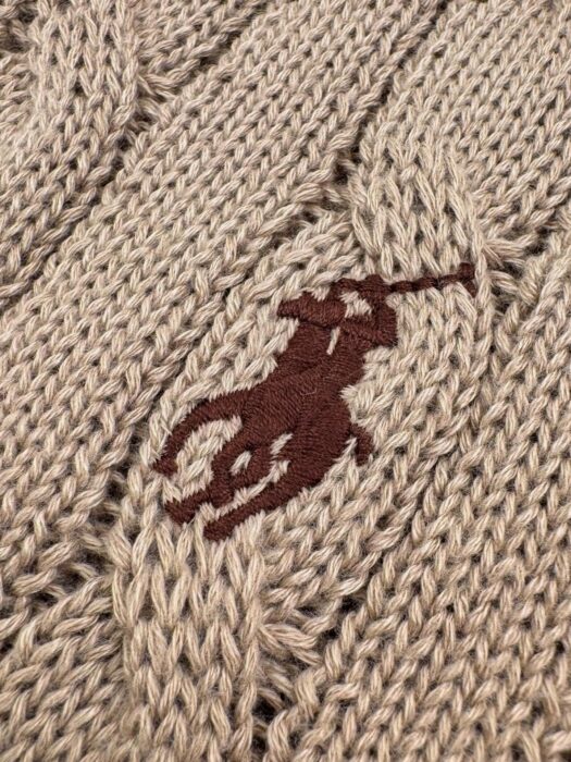 폴로 랄프로렌 자카드 니트 폴로 카라티 반팔티 다크 베이지 레플리카 미러급 SA급 S급 고퀄리티 하이엔드 최상급 의류 [남성여성공용] 10