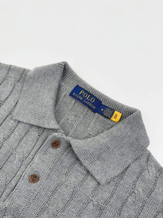 폴로 랄프로렌 자카드 니트 폴로 카라티 반팔티 그레이 레플리카 미러급 SA급 S급 고퀄리티 하이엔드 최상급 의류 [남성여성공용] 5