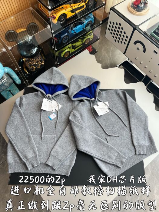 셀린느 후드 티셔츠 니트 후드티 그레이 RY0QZ0X73 레플리카 미러급 SA급 S급 고퀄리티 하이엔드 최상급 의류 [남성여성공용] 5