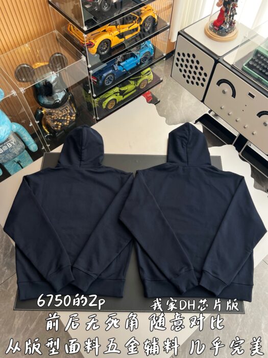 버버리 EKD 코튼 후드티 네이비 블랙 81184101 레플리카 미러급 SA급 S급 고퀄리티 하이엔드 최상급 의류 [남성여성공용] 4