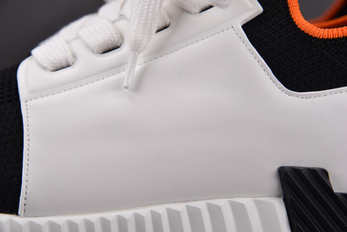 [BQ] 에르메스 레플리카 바운싱 디파트 니트 카프스킨 스니커즈 [화이트&블랙] [매장-220만원대] - best 8