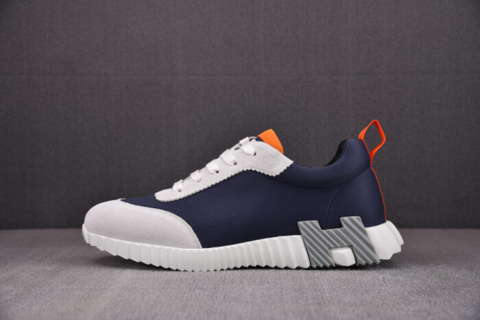 에르메스 레플리카 바운싱 메쉬 스웨이드 스니커즈 [네이비&그레이] 2