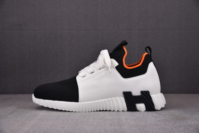 [BQ] 에르메스 레플리카 바운싱 디파트 니트 카프스킨 스니커즈 [화이트&블랙] [매장-220만원대] - best 4